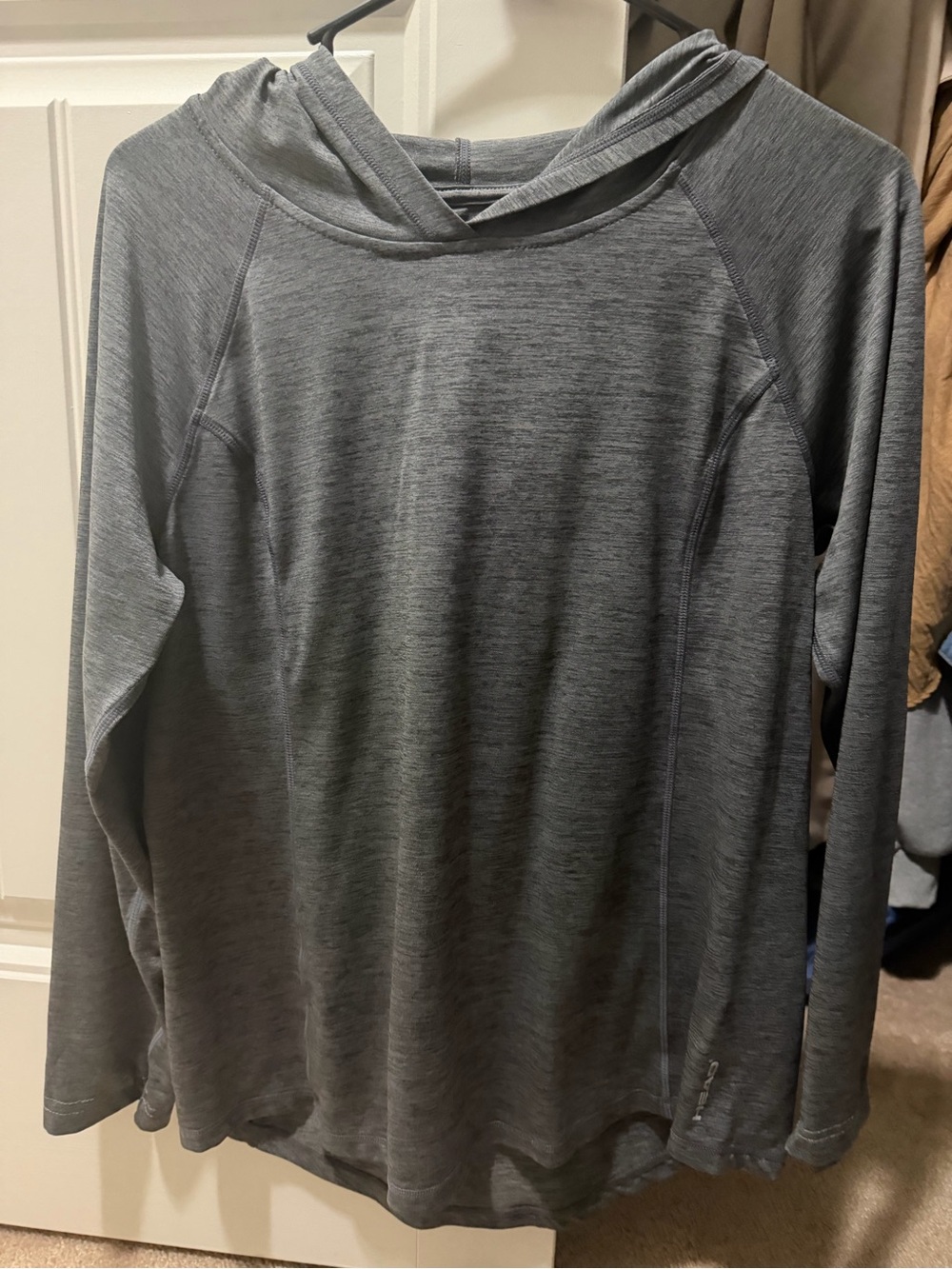 Head Men's Heather Gray Hooded Long-Sleeve Pullover